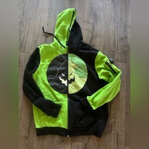 Her Universe Hot Topic Zip Hoodie Sz L Nightmare Before Christmas Oogie Boogie